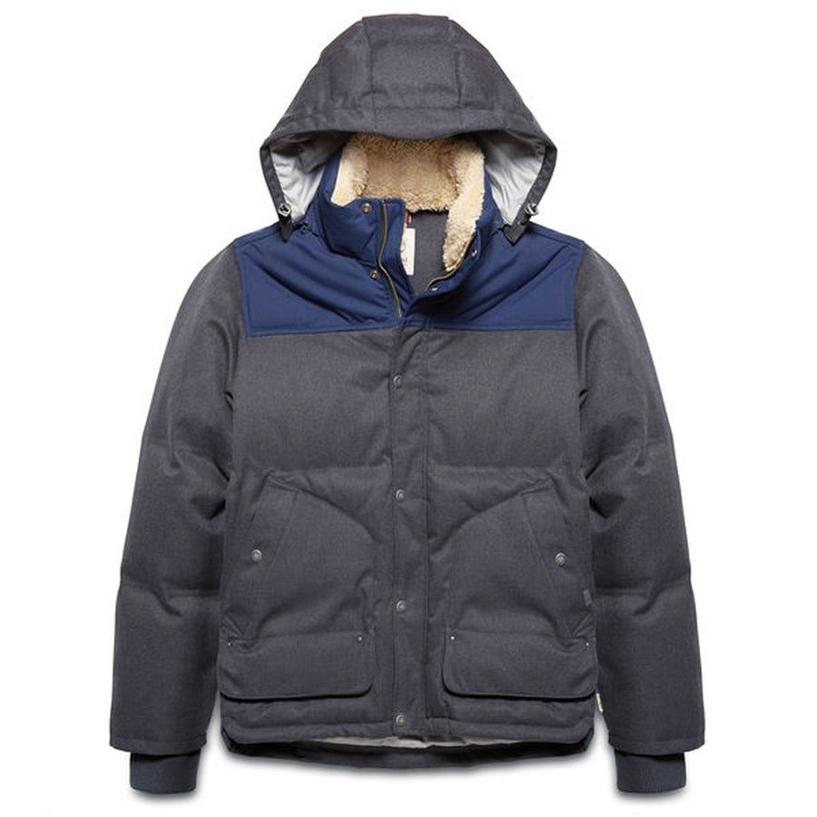 Timberland Men's Down Jacket Winter jacket Dudley Peak Dark grey Size M TL504 eBay